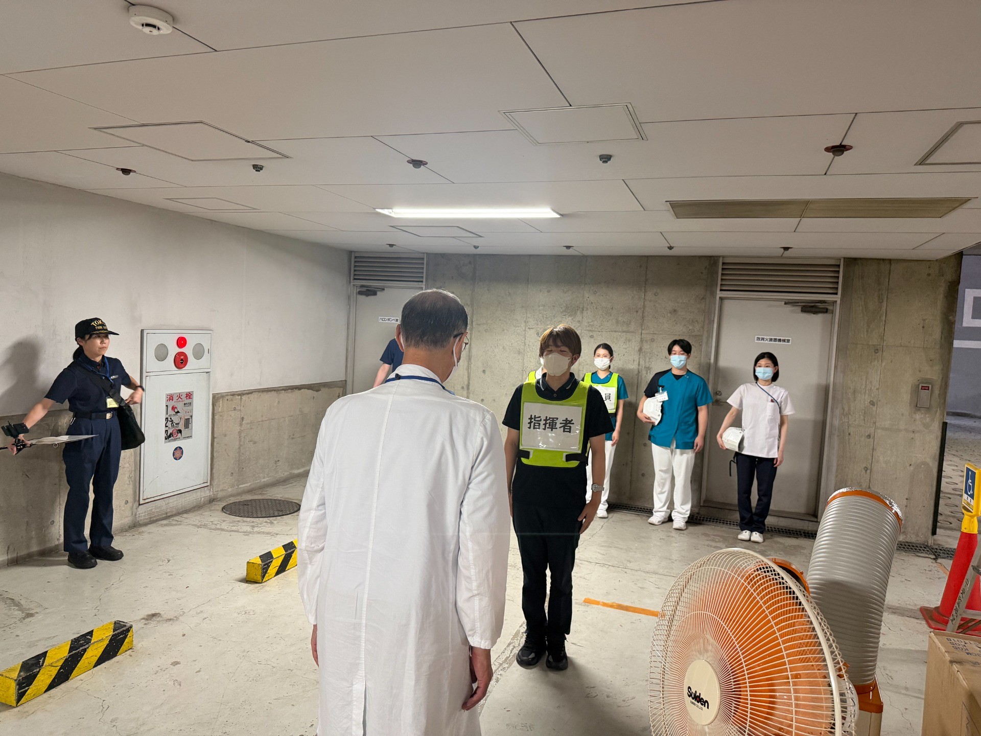 自衛消防訓練確認・指導会を実施しました